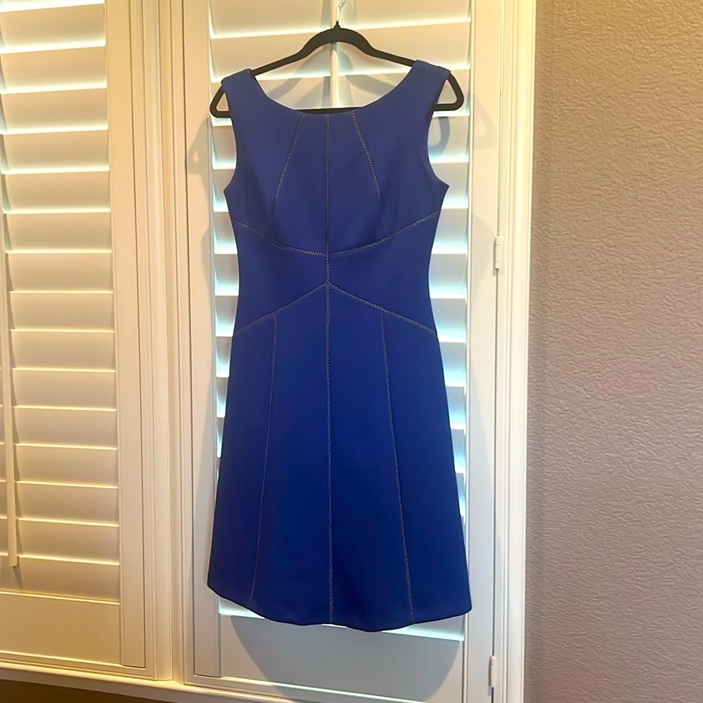 Calvin Klein Royal Blue Sleeveless Party Dress